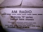 Diram9 Motorola Custom Chrysler Am Radio Model Nip Old Dealer Stock