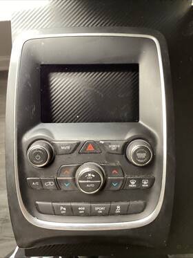 68333659aa Dodge 68405342aa 2018-2020 Durango Radio Face Climate Control Panel