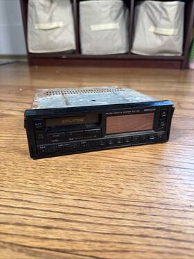 Ece-202 Eclipse Vintage Am/fm Pull Out Cassette Player - Rare