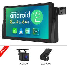 Stcrae46a12susenm1 Eonon Cam Dvr 9 Inch Car Stereo For Bmw E46 Gps Android 12 Octa Core Carplay Bluetooth Dsp