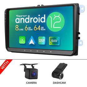 Stcravwa12s6guseum1 Eonon Cam Dvr 9 Inch Touch Screen Android 12 8-core Car Stereo Gps For Vw Volkswagen Jetta