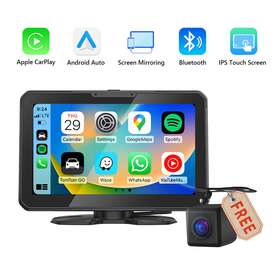 Stp3usic01 Eonon P3 Portable On Dash Carplay Android Auto 7 Inch Ips Car Stereo Radio Gps Bluetooth Us