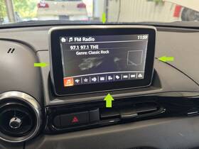 68313628aa Fiat 17-20 124 Spider Radio Display Receiver Am-fm-bt 7 Inch Screen Blemish