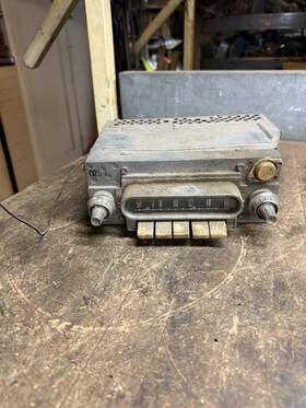 14me-62086 Ford Oem 1950s Fomoco 14me 62086 Factory Tube Radio Stereo Auto Car Parts Usa