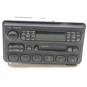 1l2f-19b132-aa Ford 02-04 Explorer Oem Black Am Fm Cassette Radio Receiver