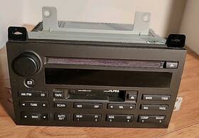 3w1t-t-18c868-ch Ford 2003-2005 Lincoln Town Car Radio Am/fm Rds Cd Tape Stereo Oem 3w1t-18c868-ch