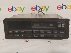 5tf-19b132-ba Ford 1995 1996 F150 F250 Am Fm Radio Cassette Player Clock Untest