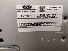 638-16727 Ford 2021 F250 Super Duty Radio Oem Pop