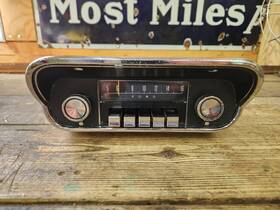 7tpz374262 Ford Used Oem Am Radio And Bezel 1967 1968 Mustang / Mercury Cougar Shelby