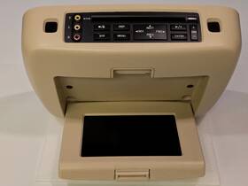 Af2t10e947ab3bja Ford 2005-2007 Freestar Overhead Dvd Player And Screen Tan Lt Parchment Tested