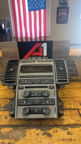 Ag1t18a802ca Ford 2010-2012 Taurus Radio Control Panel Auto Temp Heated Seats Oem