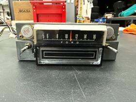 C7za-18806-n Ford 1967 Mustang / Shelby Am-8 Track Radio Tape Player T7smz