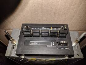 D4af-19a198 Ford 4l260 Vintage 1983 Am Fm Tape Cassette Radio Untested