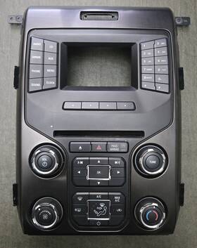 Dl3t18a802 Ford F150 Fx4 Radio/ac Control Face Panel Oem With Screen And Cd Unit