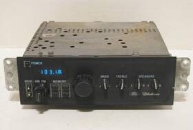 E4vf-18b827-ab Ford 84-87 Lincoln Mark Vii And Town Car Am Fm Stereo Radio Inch Oem