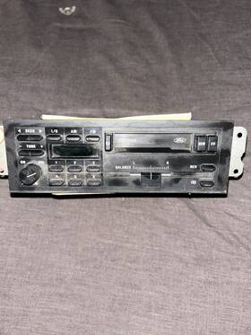 E6df-19b133-ba Ford Vintage Oem Am/fm Cassette Radio Stereo Head Unit Untested