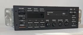 E80f-19b165-bc Ford 88-92 Lincoln Cassette Amfm Cd Combo Oem Radio Premium Sound Amplified