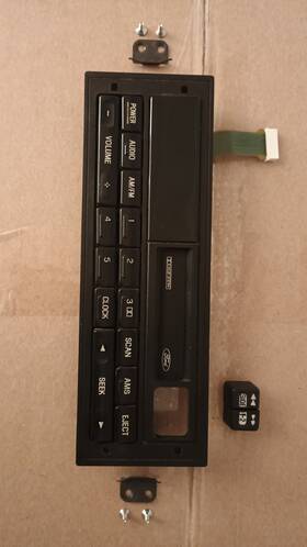 F3af-18933-ba Ford Obs Radio Face Only Tested Works. Screen And Buttons Only. Not Full