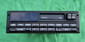 F5bp-19b132-aa Ford 1995-1996 Contour Oem Am/fm Cassette Radio Single Din Tested