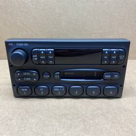 F5lf-19b165-be Ford 1995-1996 Lincoln Mark Viii Radio Tape Am Fm Receiver