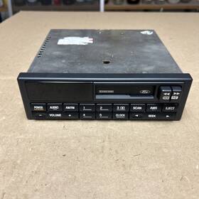 F5xf-19b132-ca Ford Oem Am/fm Cassette Radio F5xf19b132ca