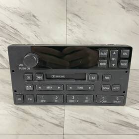 F8vf-18c870-ag Ford Oem Radio Lincoln 1998-2000 Tape Am Fm Rds With Cd Changer