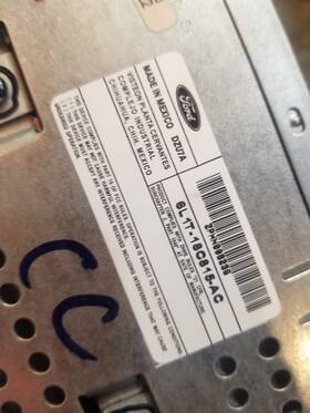 6l1t-18c815-ac Ford Fj8hcf 2003-2006 Expedition Radio Sat 6 Cd Changer