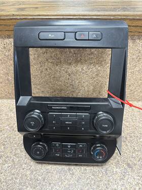 Hl3z18842cdb Ford 17 F150 Am Fm Radio Control Panel With Climate Controls Oem Lkq