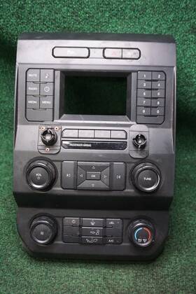 Jl3t18e243-aaj Ford 2011 2012 F-150 Audio/ac Control Face Panel Oem