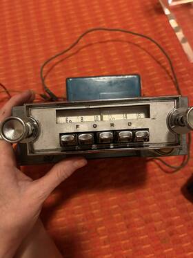 Usa-230-5c Ford Radio Control Unit-autosound 230 Scott Drake Fits 64-66 Mustang