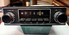 At-1211-1 Fujitsu Nice Vintage Ten Auto Am Radio Made In Japan Old Car 60s 70s