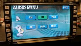 Nav-2454 Fujitsu Eclipse Touchscreen Car Radio Cd Dvd Nav Avn 2454 6.5 Tilt - Has Issues