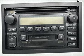 122000-18100101 Fujitsu Ten 2001 - 2003 Toyota Sienna Oem Cd Tape Am/fm Radio Unit 86120-0c020