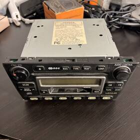 122000-2780b101 Fujitsu Ten 2001 2002 Lexus Is300 Stock Radio Am Fm Cd Cassette Player 86120-53060 Oem