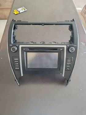 86140-06400 Fujitsu Toyota 2014 Camry Cd Player Radio 6.1 Display And Receiver Oem Climate Control