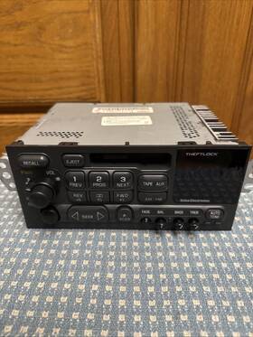 09390231 General Motors 9390231 Corvette Radio C5 97-04 Am/fm Stereo And Tape Player - Usa Freq