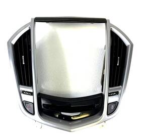 23168279 Gm 13 14 15 16 Cadillac Srx Radio Trim Center Dash Bezel With Vents Oem Silver