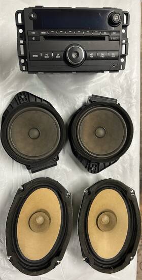 4354556557 Gm Factory Radio And Speakers From 2012 Impala