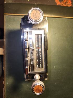 7898878-041 Gm Inch 1978 Chevy Caprice Impala Oem Delco Am/fm Radio 80bfpk1 16001650 2700m