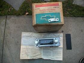 987218 Gm 1968 Chevelle Camaro Nova Impala Belair El Camino Rare Nos Dash Radio