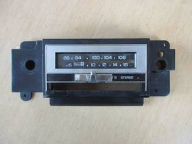 16026599 Gm Delco Vintage Am Fm Stereo Radio Faceplate Face Plate Clean Original