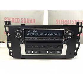 25808216 Gmc Inch Gm745 Tested Cadillac Dts Srx Radio Mp3 Aux Cd Disc Player Oem