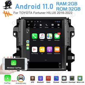 Vp-fd1622 Gojoho 12.1 Inch Android Car Radio Stereo Carplay For Toyota Fortuner 2016-2022 Gps Navi Bt
