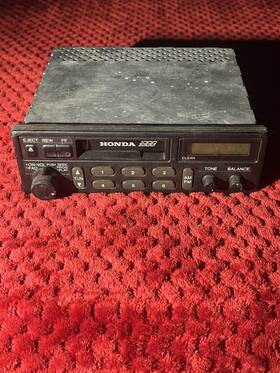 08a01-001-31 Honda 1991 Civic Radio Original P/n 0ah Cm3409