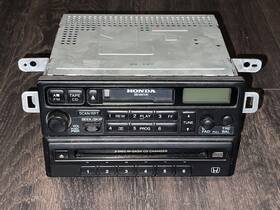 08a06-3b1-300 Honda Vintage 1999 Radio 6 Disc Cd Changer Cassette Untested
