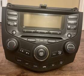 39175-sda-l120 Honda 11301027 2003-2007 Accord Am Fm Radio Climate Control Oem No Code