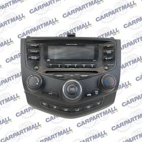 39050sdaa304 Honda 03-07 Accord Radio Stereo Face Plate Climate Control Trim Panel 39050sdaa