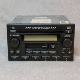 39100-s9a-a201 Honda 2002 2003 2004 Crv Am Fm 6 Disc Cd Cassette Radio Stereo 39100 S9a A201