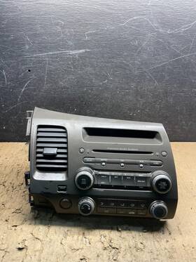39100-sva-a20 Honda 2006 - 2011 Civic Radio Am/fm Climate Control Air Vent Bezel W7045 Dg