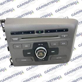 39100-tr2-a213-m1 Honda 2012 Civic Sedan Radio Am/fm Receiver Cd Disc Player